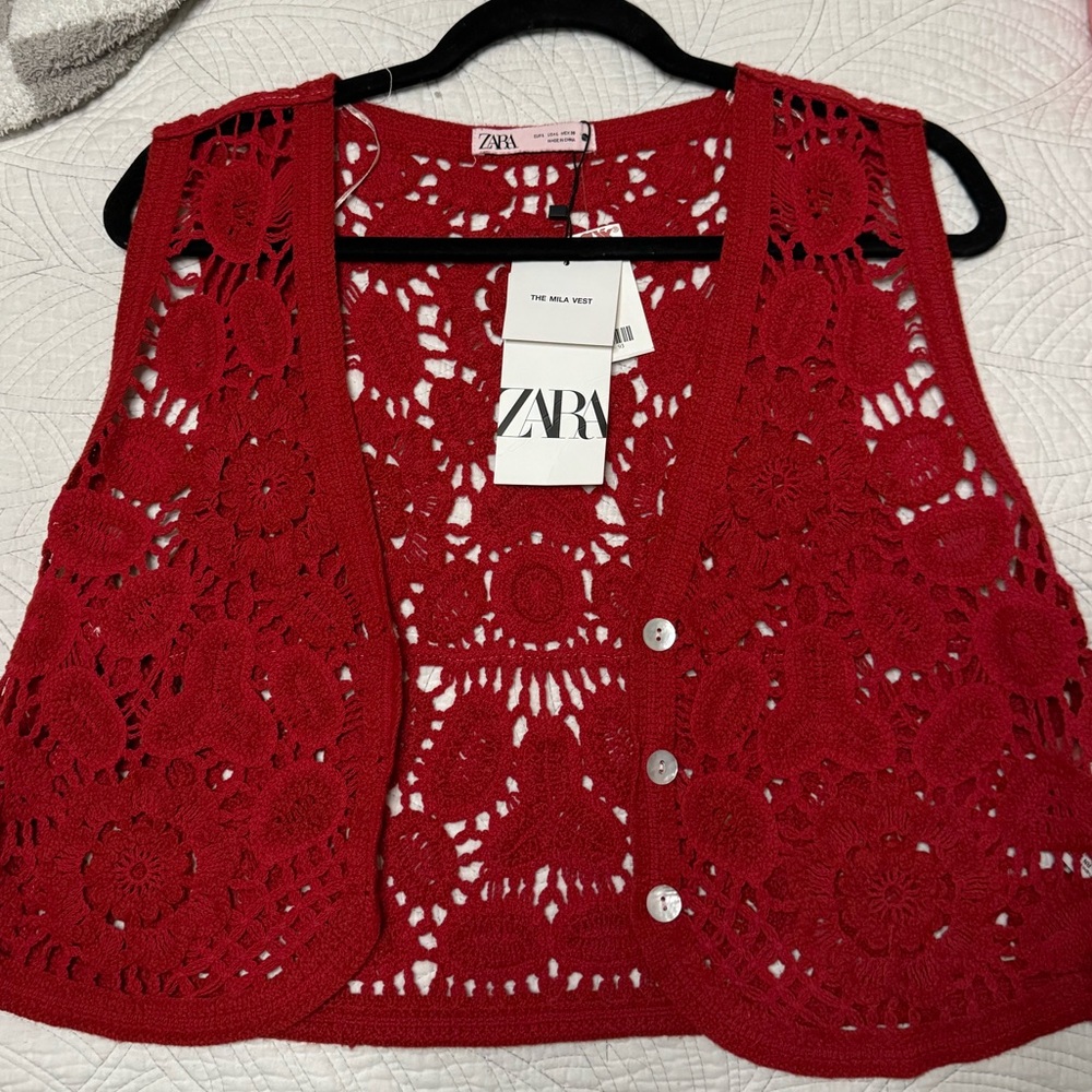 ZARA Crochet Vest